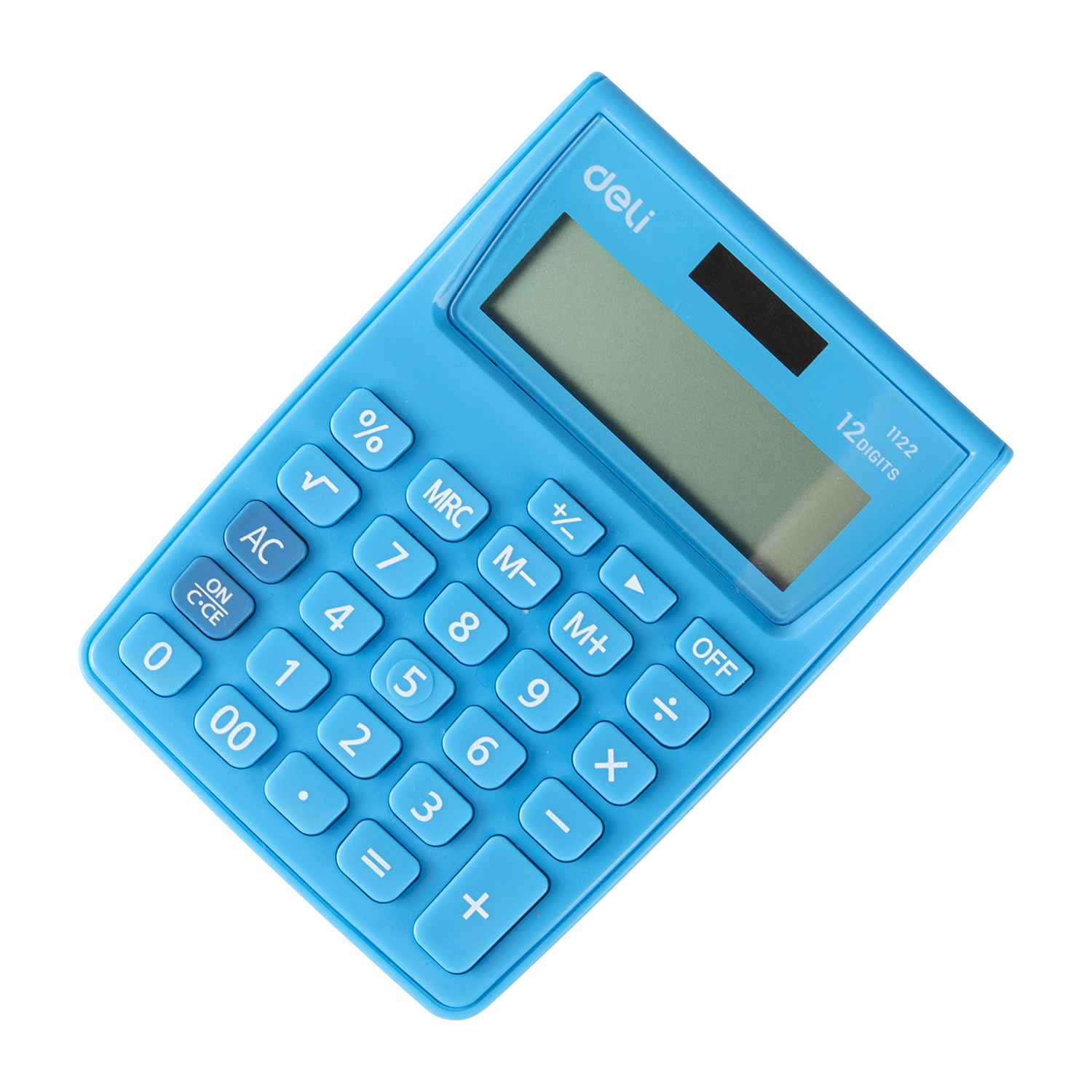 Calculator Buzunar 12Dig Alb-Albastru 1122 Deli