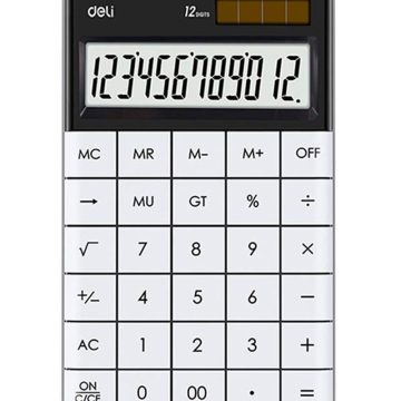 Calculator Birou 12Dig Modern Alb Deli