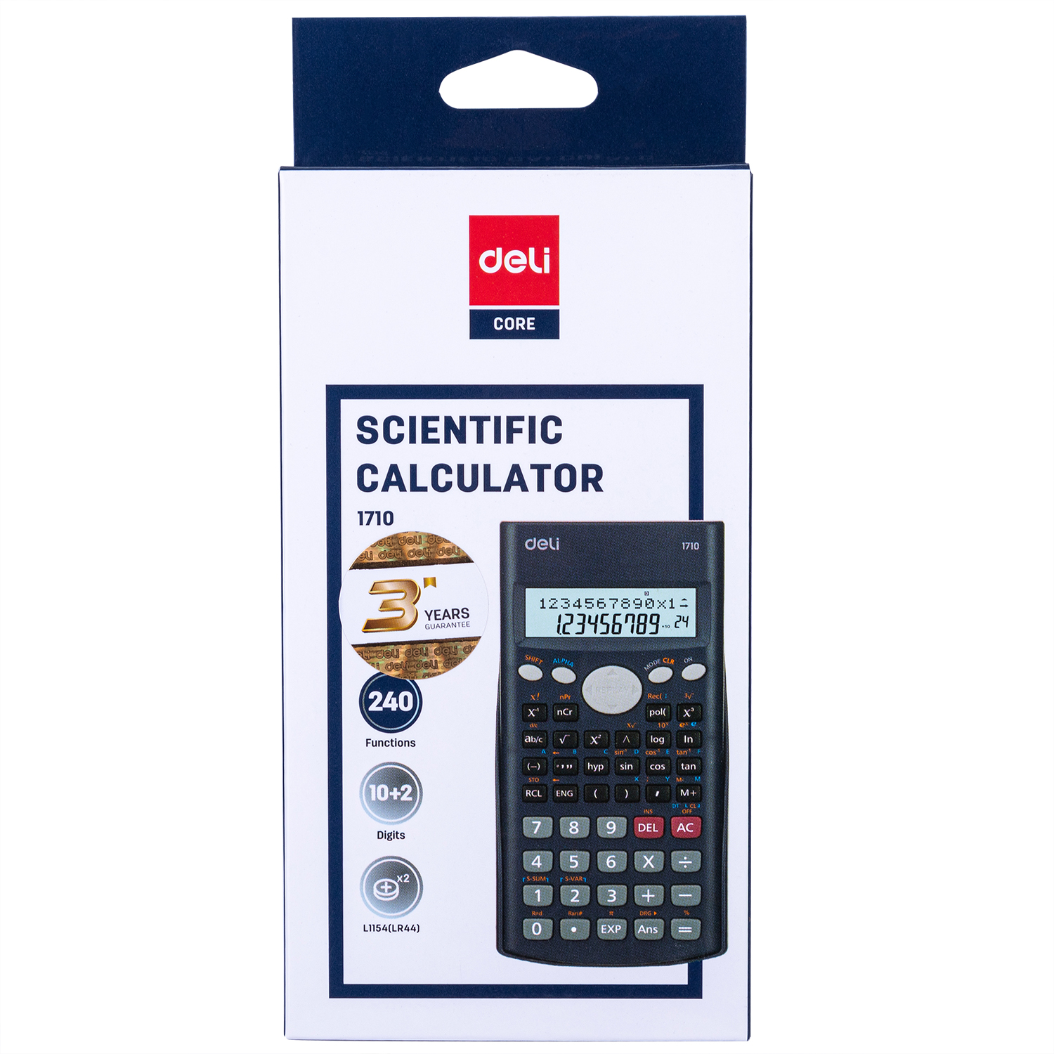 Calculator Stiintific 12Dig 240F Deli