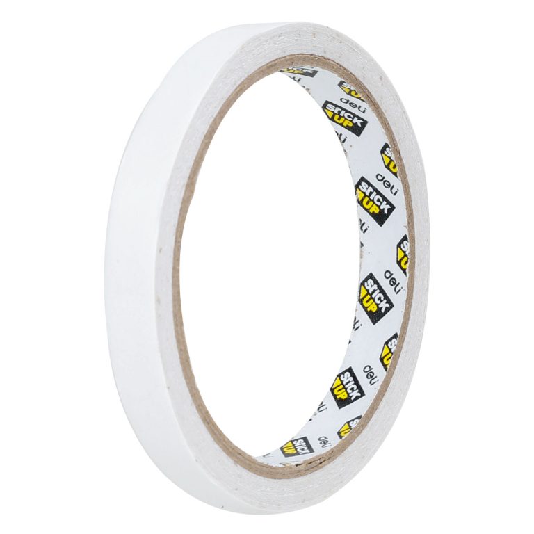 Banda Dublu Adeziva Alba 10Y X 12mm Deli
