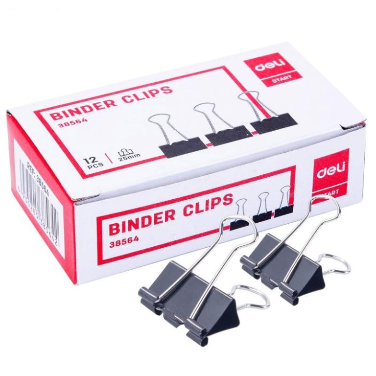 Clips Hartie 25mm 12 Buc/Cut. Carton Deli