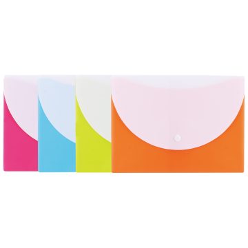 Mapa Plastic Cu Buton A5 Div. Culori Neon Deli