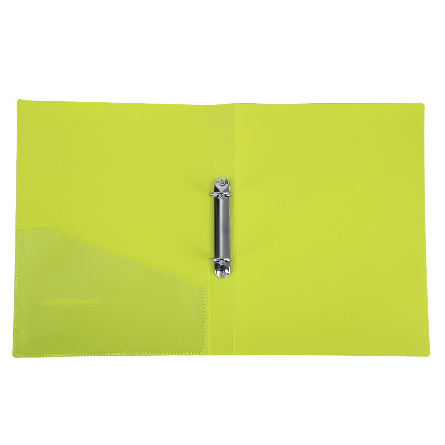 Caiet Mecanic A4 2 Inele 25/30mm Coperta Flexibila Cu Buzunar Culori Neon Deli
