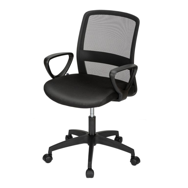 Scaun Birou Spatar Mesh, Sist Roti Abs 4507 Negru Deli