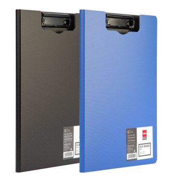 Clipboard Dublu Foam Negru/Albs Asort. Deli