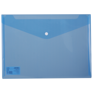 Mapa Plastic Cu Buton A4 Albastra Deli