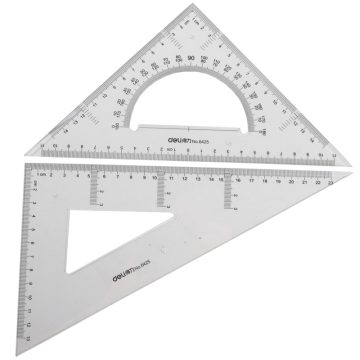 Set 2 Echere 23cm Transparente Deli