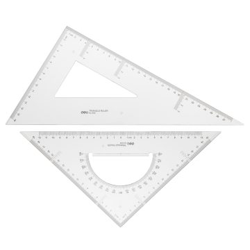 Set 2 Echere 28cm Transparente Deli
