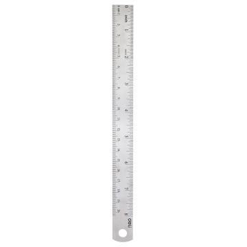 Rigla Metal 20cm Deli