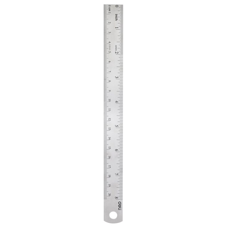 Rigla Metal 20cm Deli