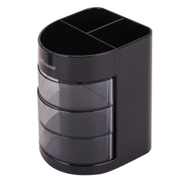 Suport Birou 6 Compartimente Negru Deli