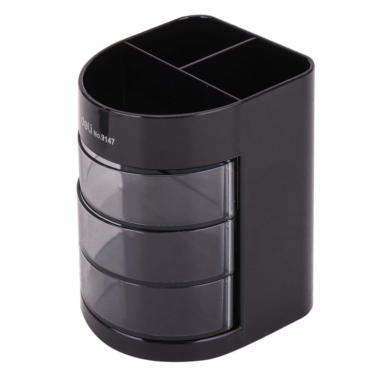 Suport Birou 6 Compartimente Negru Deli