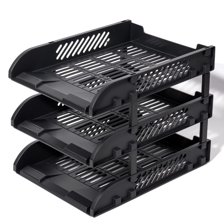 Tavite Suprapozabile Cu Distantier 3Buc/Set Negre Deli