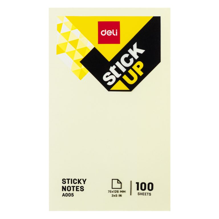 Notes Adeziv 76*126mm Galben 100 File Deli