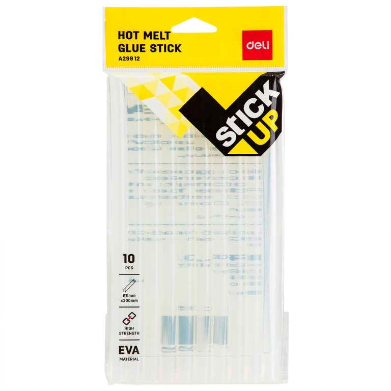 Lipici Transparent Hot Melt 11*200mm 10 Buc/Set Deli