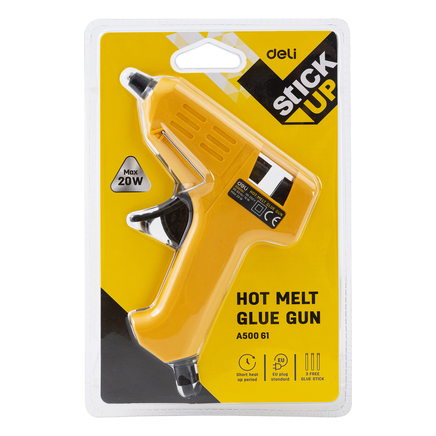 Pistol Cu Lipici Pt Kraft 20W Deli