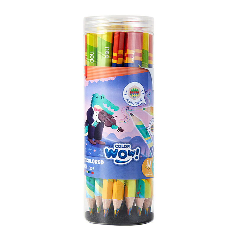 Creion Colorat Multicolor Jumbo Deli
