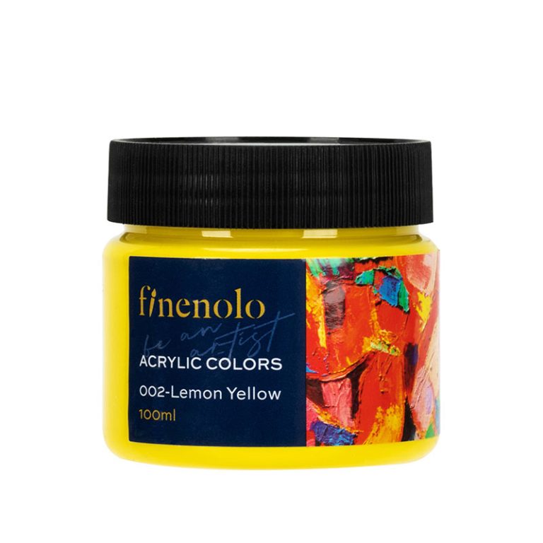 Culori Acrilice 100ml Galben Lamaie Finenolo Deli