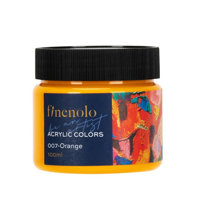 Culori Acrilice 100ml Portocaliu Finenolo Deli