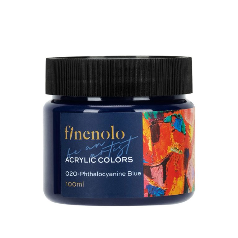 Culori Acrilice 100ml Albastru Phtalo Finenolo Deli