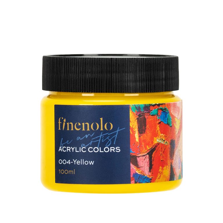 Culori Acrilice 100ml Galben Finenolo Deli