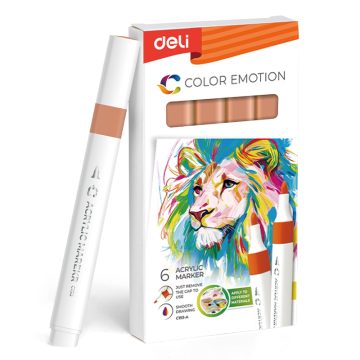 Marker Acrilic Maro Deschis Color Emotion Deli