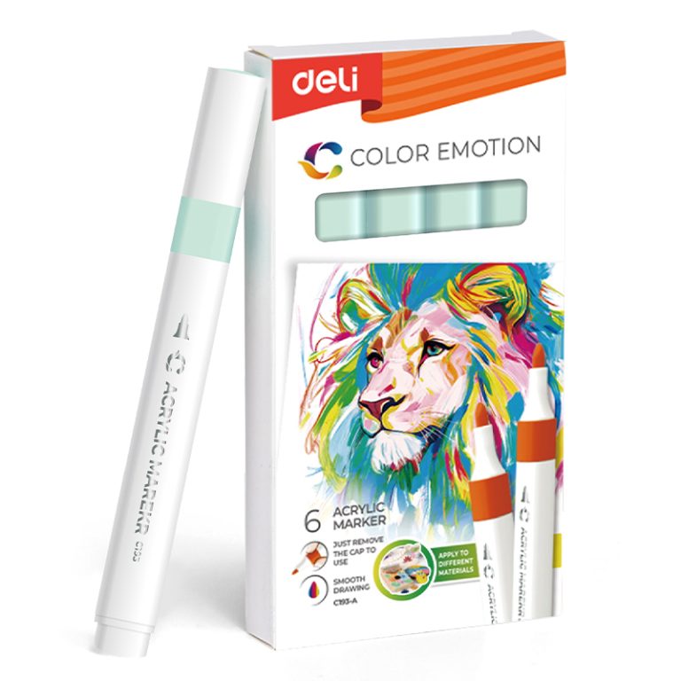 Marker Acrilic Vernil Color Emotion Deli