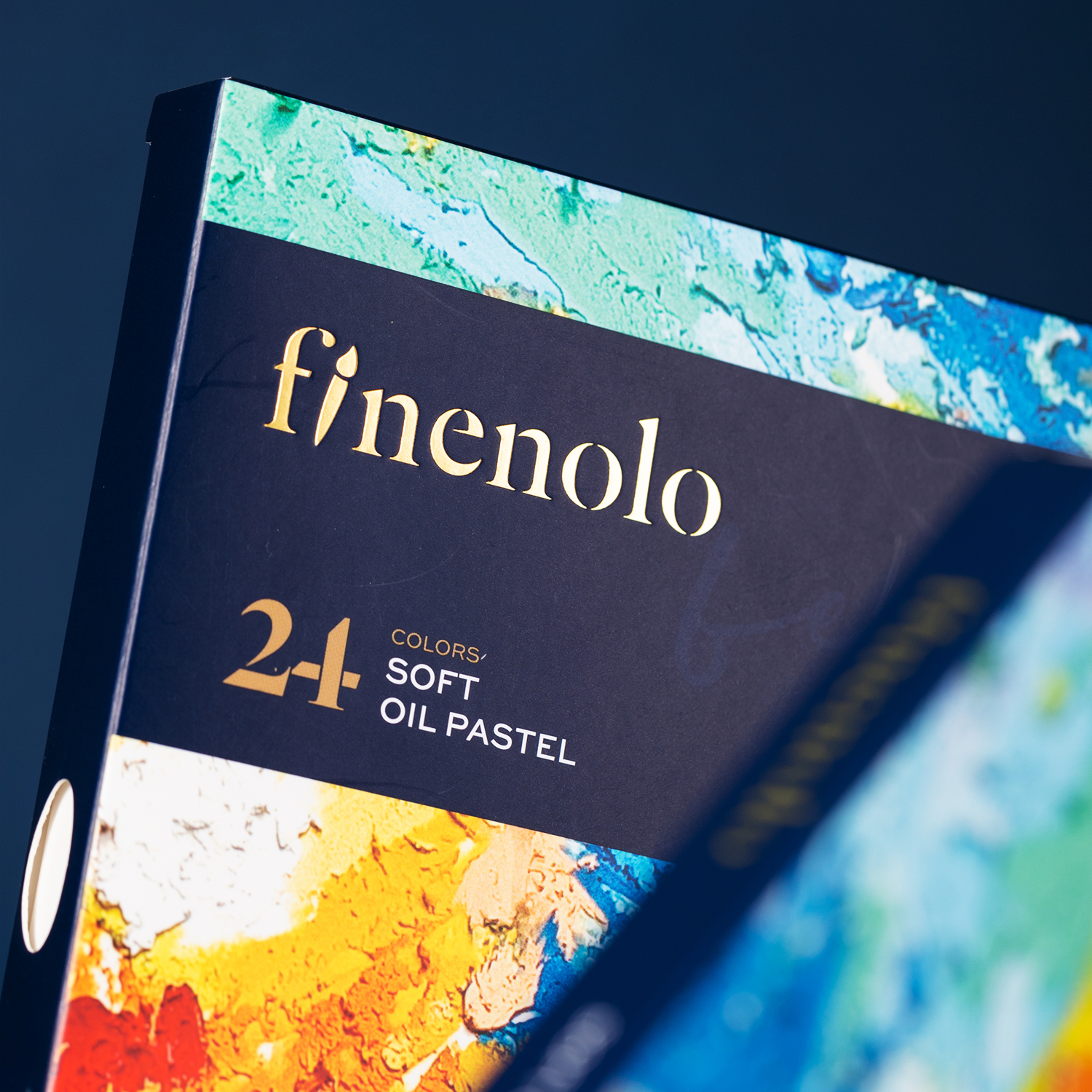 Creioane Ulei Pastel Profesionale 24 Culori Finenolo Deli