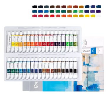 Tempera Acuarela 36 Culori 12ml Dmast By Pebeo