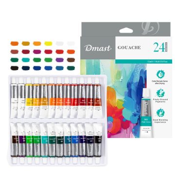 Guase 24 Culori 12ml Dmast By Pebeo