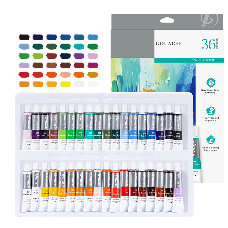 Guase 36 Culori 12ml Dmast By Pebeo