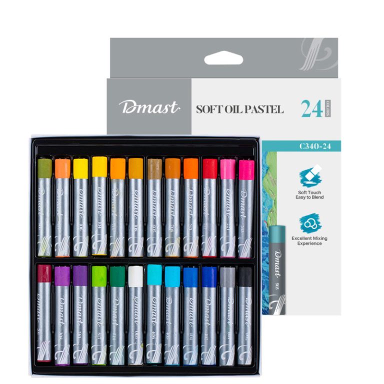 Creioane Ulei Pastel Profesionale 24 Culori Dmast By Pebeo