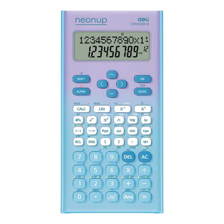 Calculator Stiintific 12Dig 300F Bleu Degrade Deli