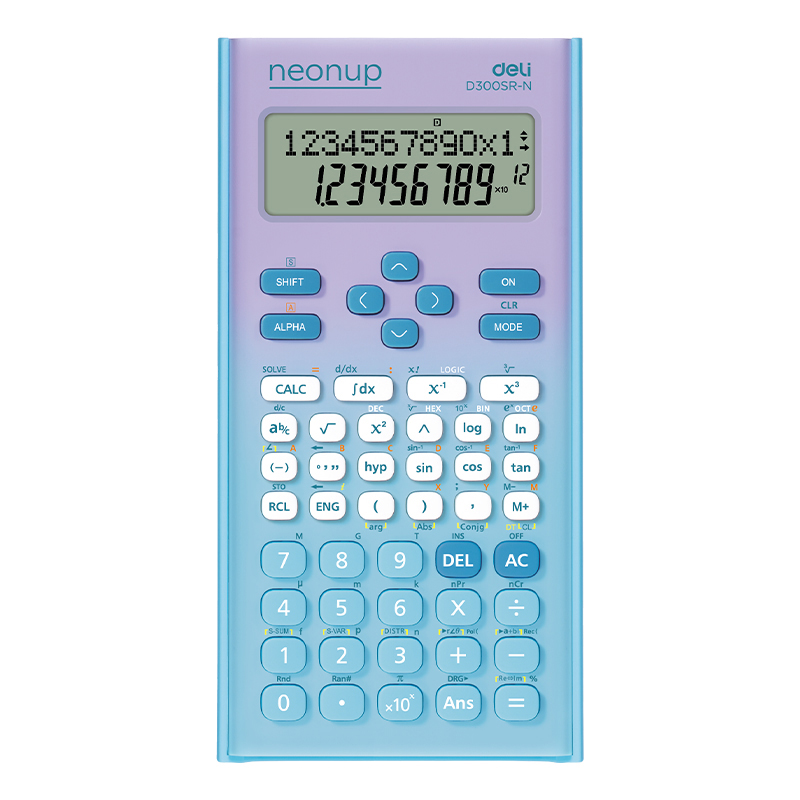 Calculator Stiintific 12Dig 300F Bleu Degrade Deli