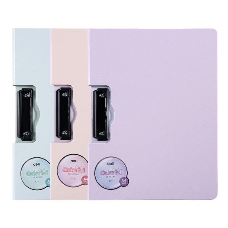 Clipboard Dublu Foam Culori Macarons Deli