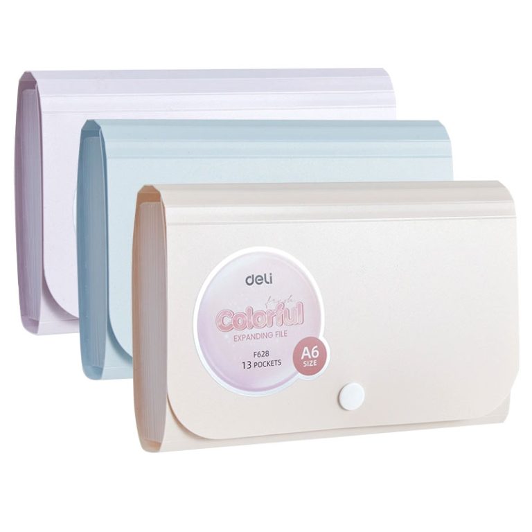 Mapa Plastic A6 12 Separatoare Pastel Deli