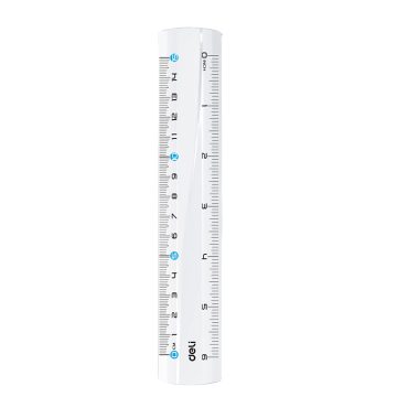 Rigla 15cm Transparenta Deli