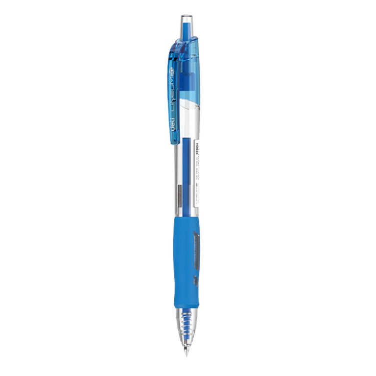 Pix Cu Gel Si Mecanism 0.5mm Albastru Lineum Deli