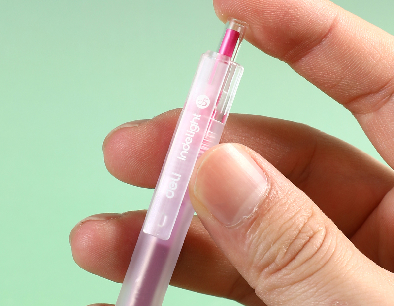 Pix Cu Gel Cu Mecanism 0.5mm Roz Purpuriu Deli