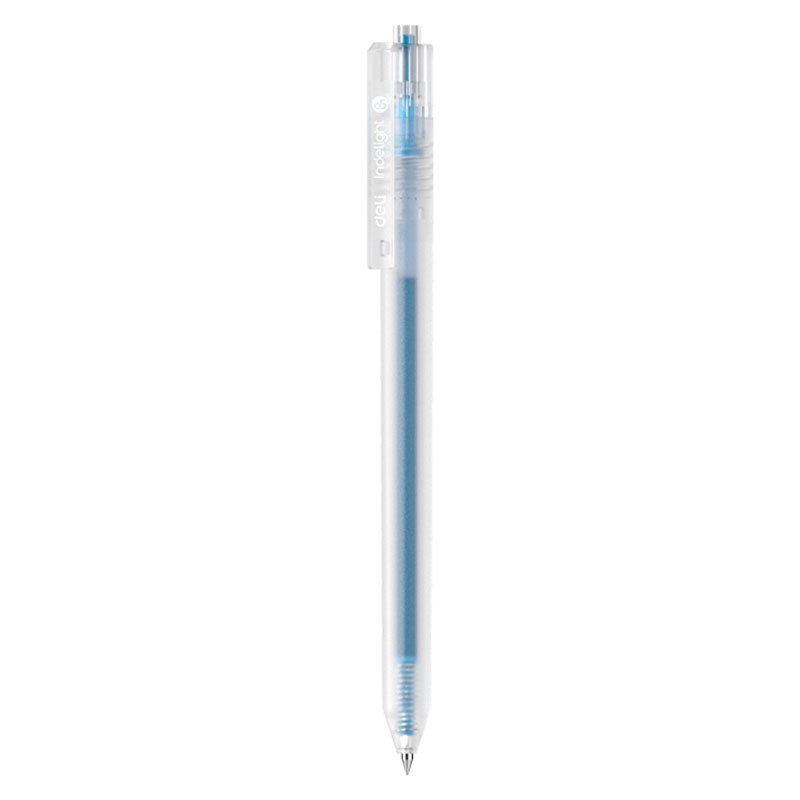 Pix Cu Gel Cu Mecanism 0.5mm Albastru Deschis Deli