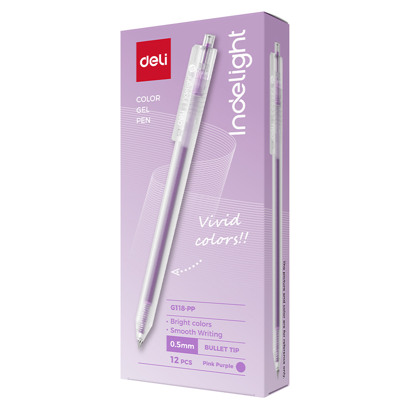 Pix Cu Gel Cu Mecanism 0.5mm Violet Purpuriu Deli