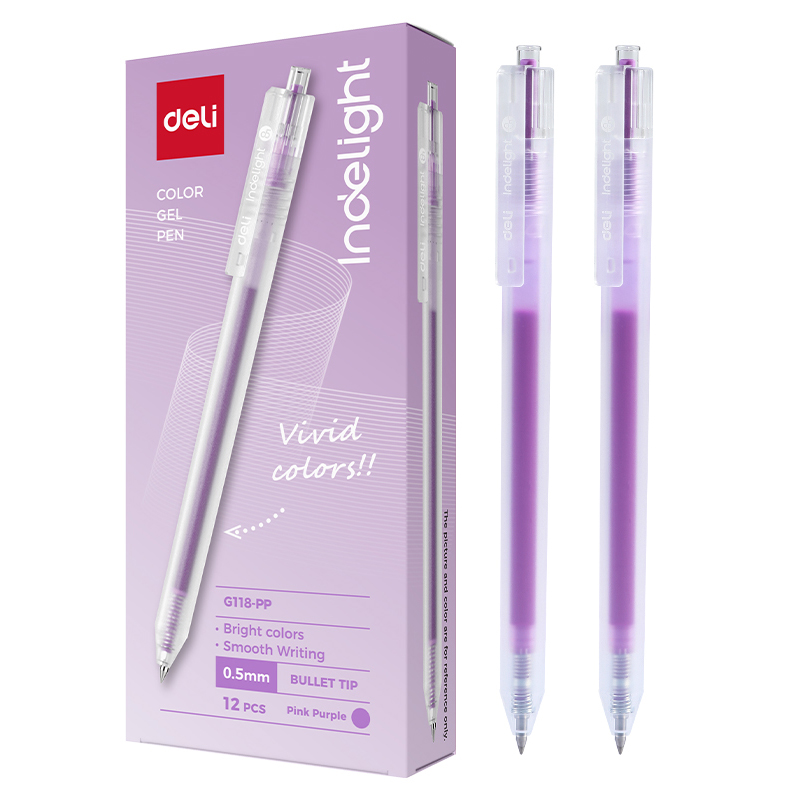 Pix Cu Gel Cu Mecanism 0.5mm Violet Purpuriu Deli