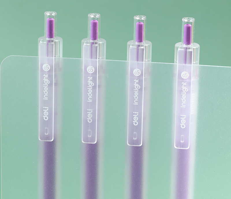 Pix Cu Gel Cu Mecanism 0.5mm Violet Purpuriu Deli