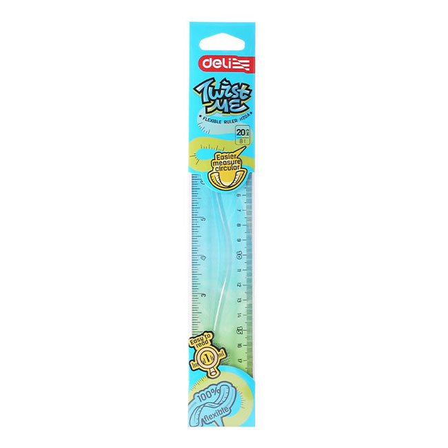 Rigla Flexibila 20cm Twist Me Color Deli