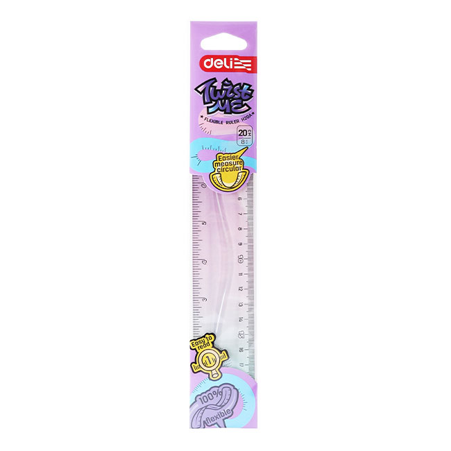 Rigla Flexibila 20cm Twist Me Color Deli