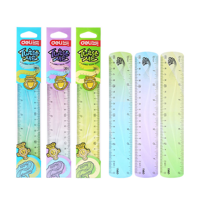 Rigla Flexibila 20cm Twist Me Color Deli