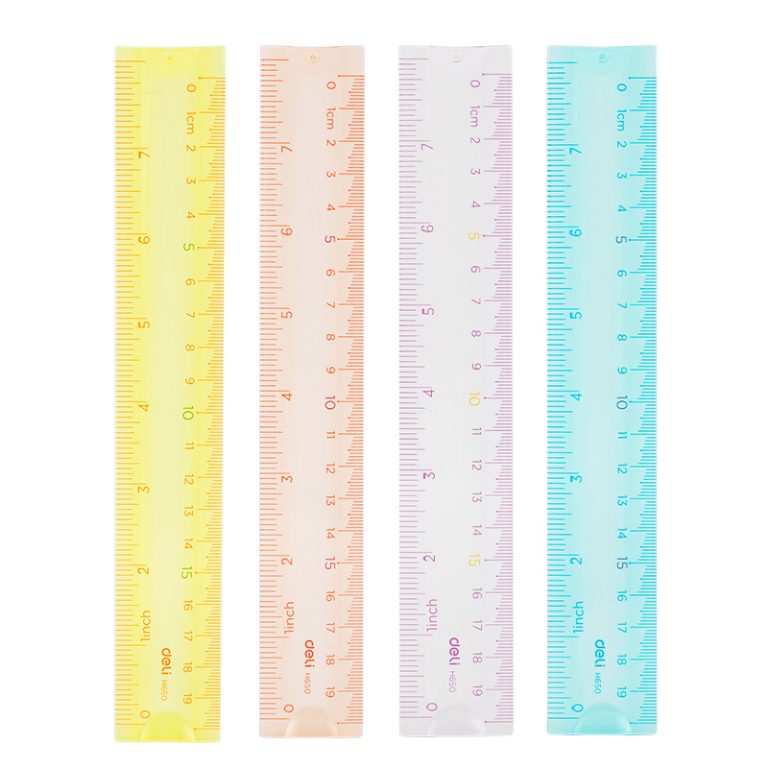 Rigla 20cm Multicolora Flexibila Deli