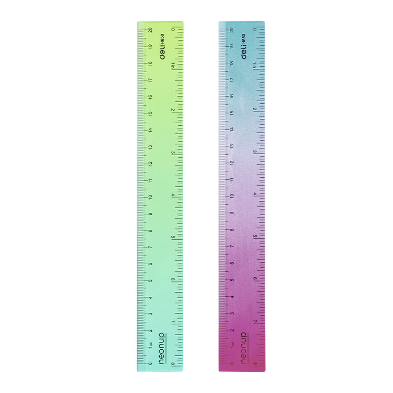Rigla 20cm Gradient Neonup Deli