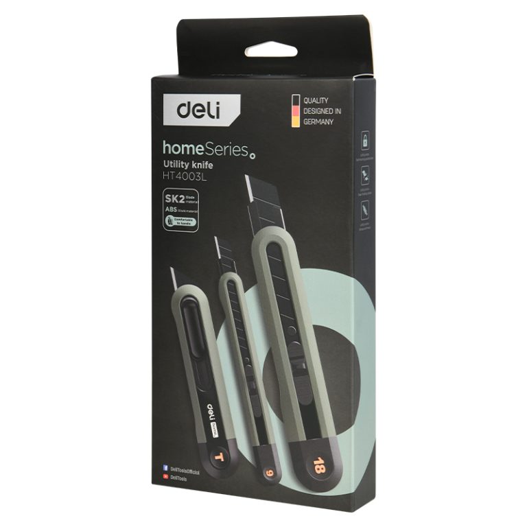 Set 3 Cuttere Verzi Home Series Deli