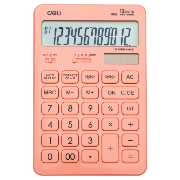 Calculator Birou 12Dig 1541 Roz Pastel Deli